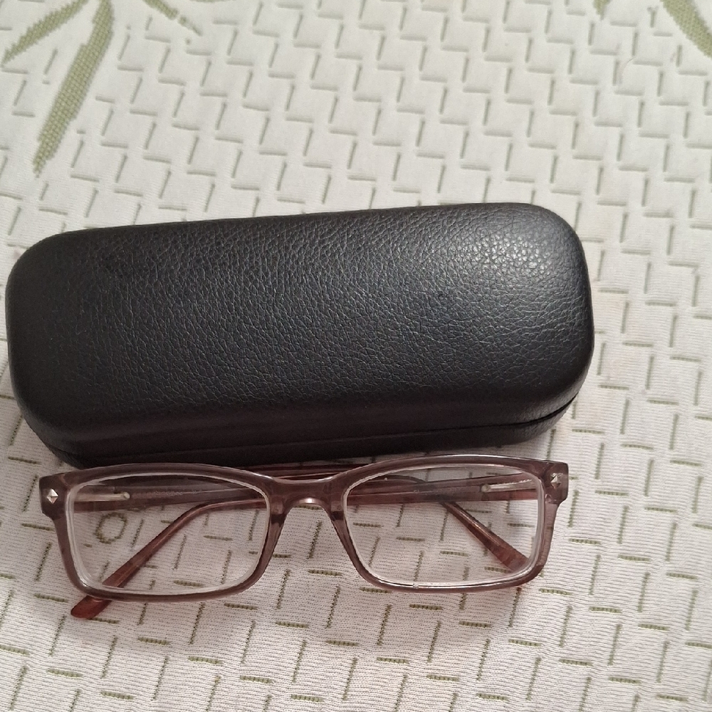 adidas Brown Prescription  Glasses with Black Case